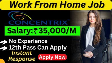 Concentrix Work From Home Jobs Salary Rs Th Pass Job