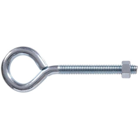 Hillman 38 In X 5 In Zinc Plated Coarse Thread Eye Bolt 10 Count At