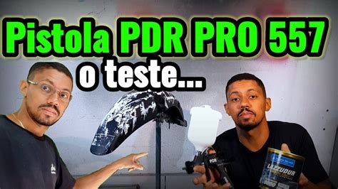 Pistola Pdr Pro Aplicando Verniz Espelhado Hgesteticar Pintura