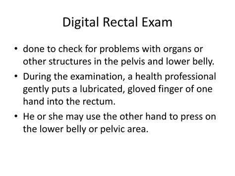 Ppt Digital Rectal Exam Powerpoint Presentation Free Download Id