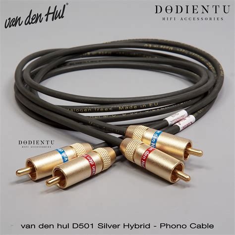 Van Den Hul The D Silver Hybrid Phono Cable Din Rca