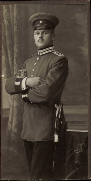 Cdv Deutscher Soldat In Uniform Portrait Fotograf Karl Wahl