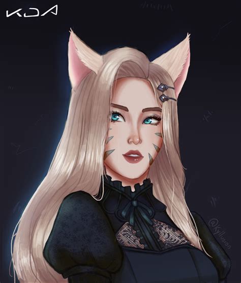 Artstation Kda Ahri The Baddest Version