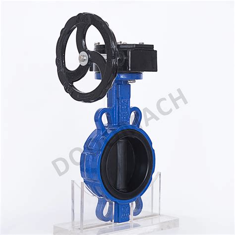 Worm Wafer Butterfly Valve Dodomach Pneumatic