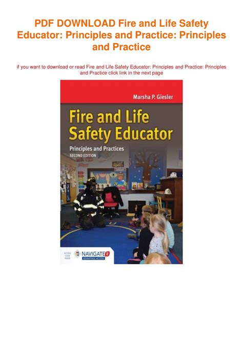 Download Pdf Fire And Life Safety Educator Principles And Practice