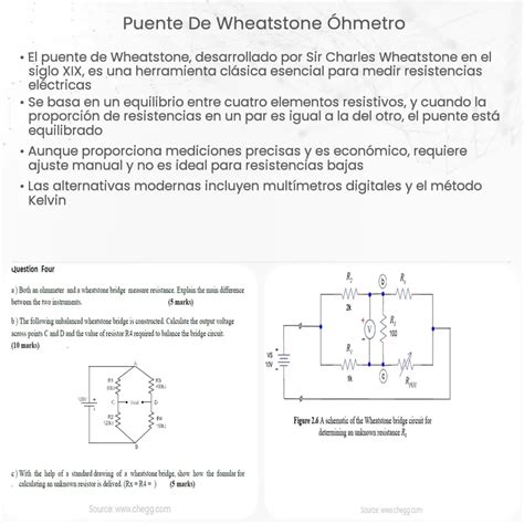 C Mo Funciona Un Puente De Wheatstone