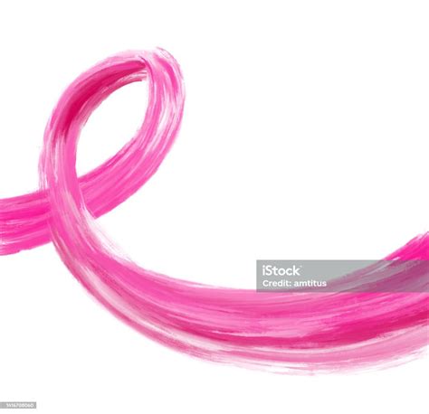 Pink Ribbon Paint Stock Illustration Download Image Now Breast