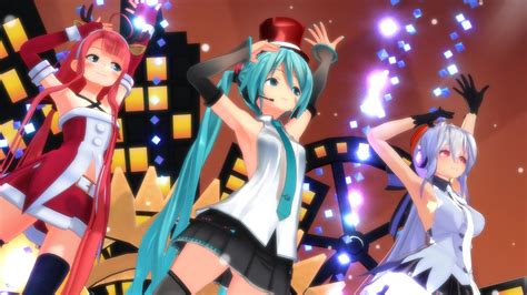 MMDミラクルペイント Miracle Paint merry Christmas MIKU KAWAKAZE HAKU ミク 江風