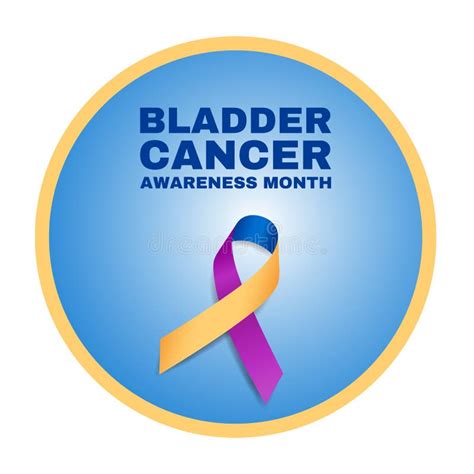 Bladder Cancer Awareness Month Concept Vector Illustration Stock