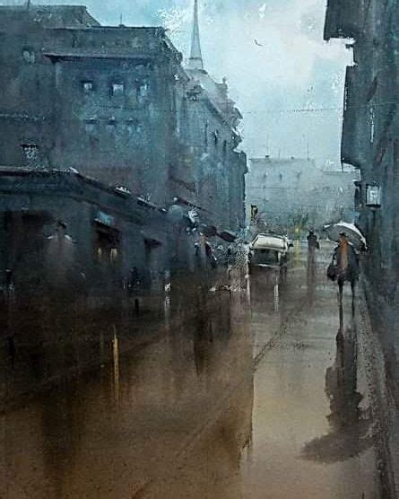 Watercolor In Love On Instagram Dusan Djukaric Serbia Art Arte