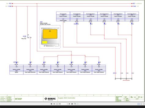 Bomag BF 300P Function 187 Wiring Diagram 2013 EN IT