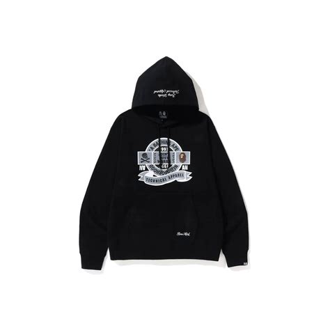 Bape X Neighborhood Relaxed Fit Pullover Hoodie Blackbape X