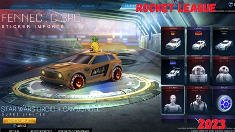 New Fennec C Po Star Wars Auto Boutique Mai Rocket League