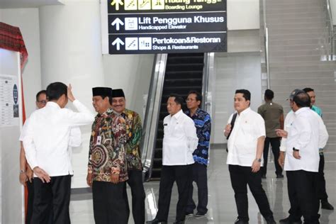 InfoPublik Presiden Resmikan Terminal Baru Bandara Syamsudin Noor