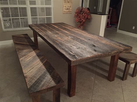 Rustic Wood Kitchen Tables