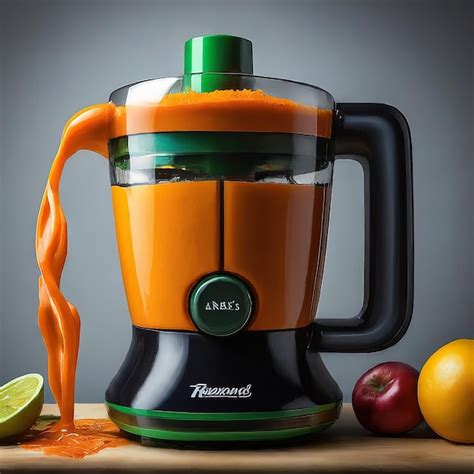 Premium Photo Orange Juice And Blender