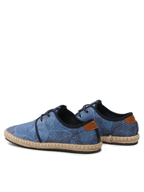 Pepe Jeans Espadrilles Tourist Tropic PMS10318 Bleu Modivo Fr