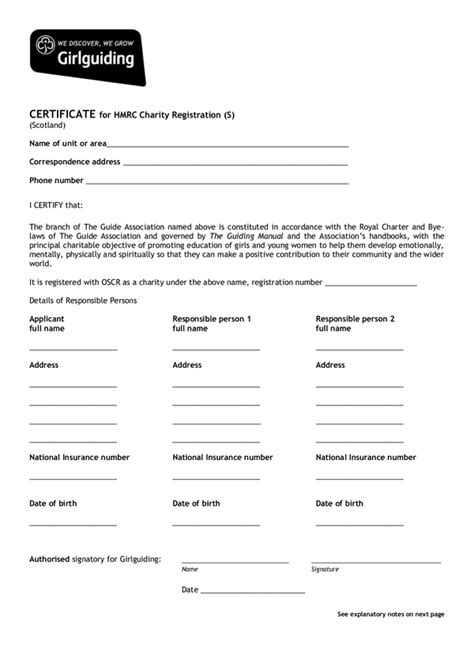 Fill Free Fillable Forms For Girlguiding Uk