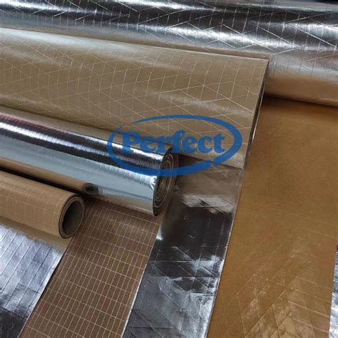 Vapor Barrier Craft Two Way Single Sided Aluminum Foil Scrim Facing Fsk