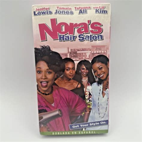 Noras Hair Salon Sealed New Vhs 2004 Spanish Dubbed Lil Kim Tatyana Ali