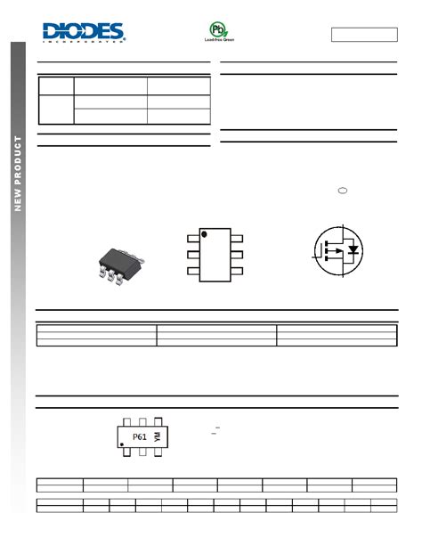 Dmp Svt Datasheet Pages Diodes P Channel Enhancement Mode Mosfet