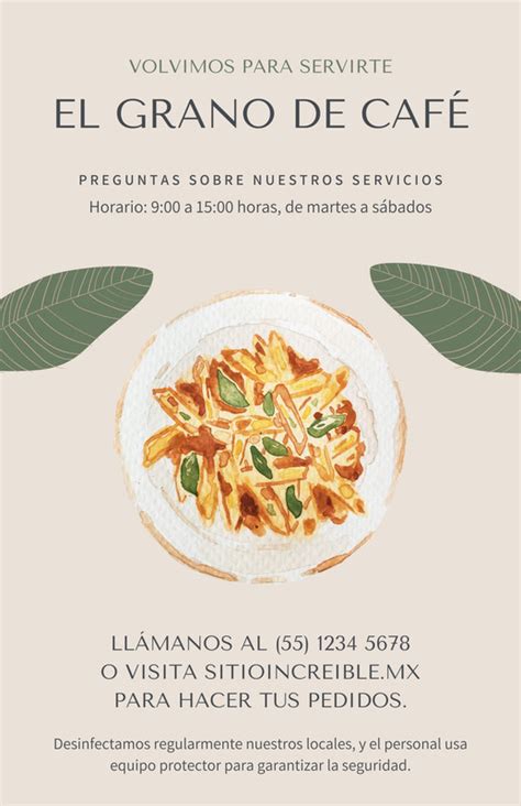 Plantillas Para Volantes De Restaurante Gratis Canva