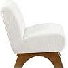 Amazon Art Leon Modern Accent Chairs Sherpa Fabric Modular Single