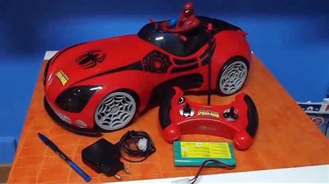 Coche De Spiderman Teledirigido Con Mando Youtube