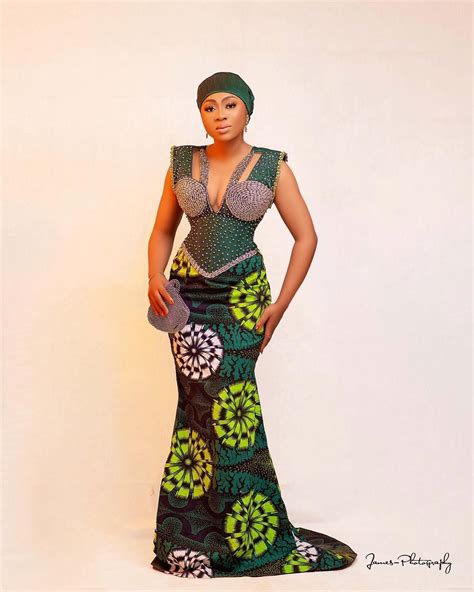 Classy Emerald Ankara Design Ankara Long Gown Styles Latest Ankara