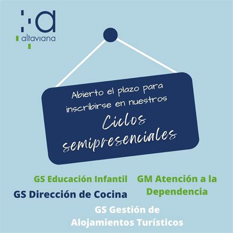 Anuncio Altaviana Estudiar Fp En Valencia Grados Medios Y