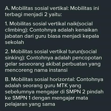 Jelaskan Perbedaan Mobilitas Vertikal Dan Mobilitas Horizontal