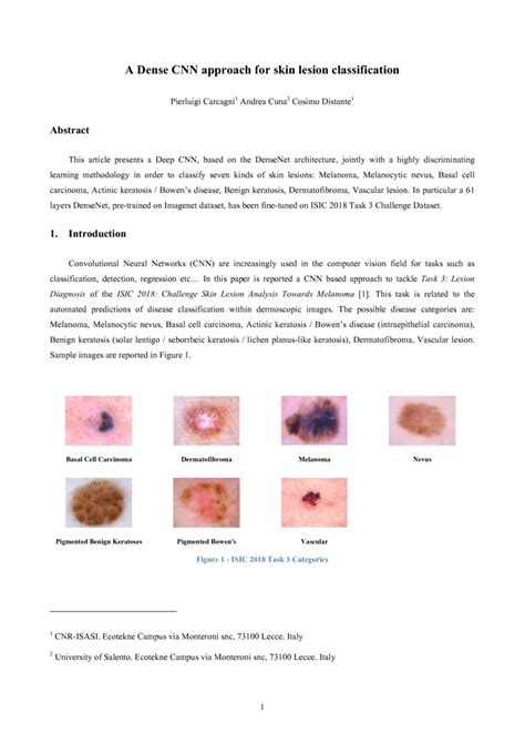 A Dense CNN approach for skin lesion classification | DeepAI