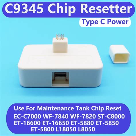 C9345 Maintenance Tank Chip Resetter Reset For Epson L18050 L8050