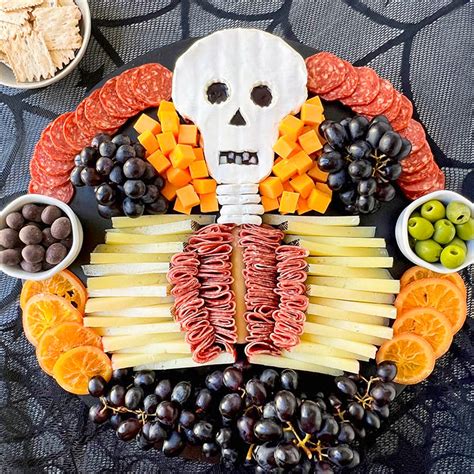 This Skeleton Charcuterie Board Is Halloween Party Goals