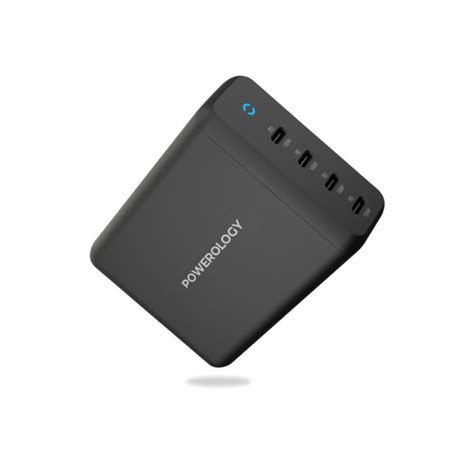 Buy Online Powerology W Gan Desktop Charger X Usb C Power Delivery