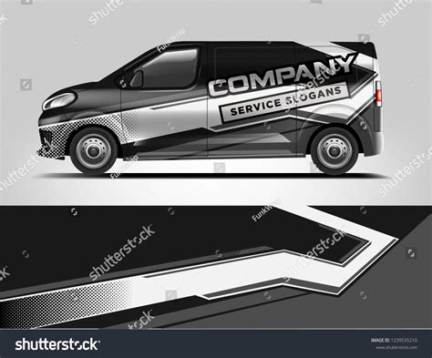 Van Wrap Design For Company Decal Wrap And Royalty Free Stock