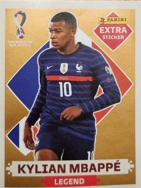 Panini Extra Sticker Kylian Mbapp Frankreich Bronze Kaufen Auf