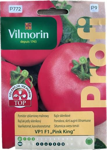 Pomidor Malinowy Pink King F1 Szklarniowy Vilmorin P772 Cena