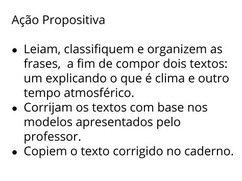 Clima E Tempo Atmosf Rico Planos De Aula Ano Geografia