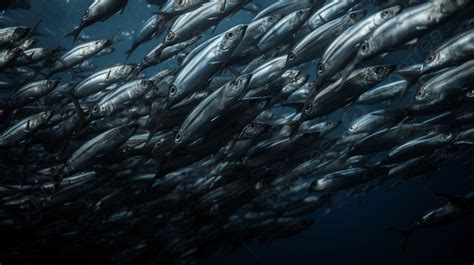 Fondo Una Bandada De Peces Bajo El Agua En El Oc Ano Fondo Una Escuela