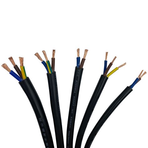 Iec Pvc Sheathed Rvv Rv Bv Bvr Electric Wire Flexible Cable