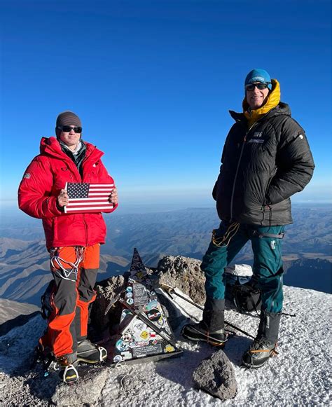 Beautiful summit day on Mount Elbrus - Madison Mountaineering