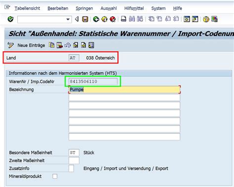 Praxistipps Wie Pflegt Man Zolltarif Und Warennummern Im Sap S Hana