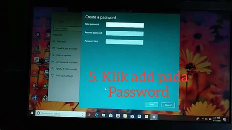 Cara Mudah Membuat Password Di Pc Menggunakan Windows Youtube