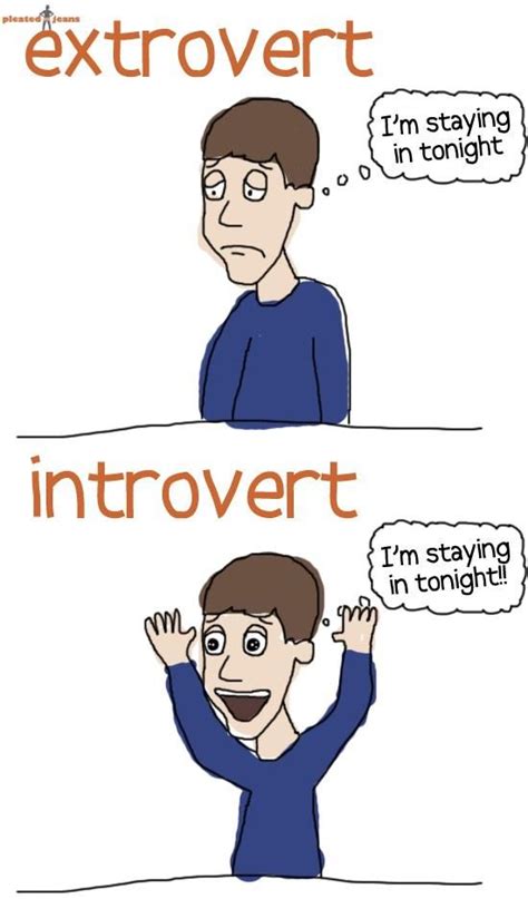 10 Brilliant Cartoons Psychology Students Will Love | Introvert vs ...