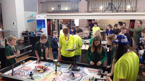 Unser AK Robotik Beim First Lego League Wettbewerb Moderne Technik In