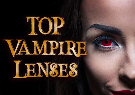 Vampire Contact Lenses Halloween Lenses By