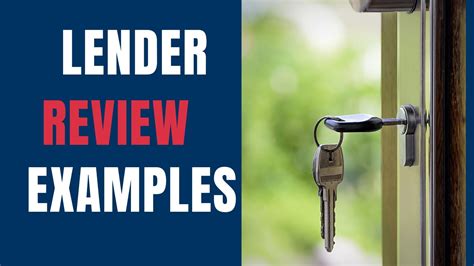 Lender Review Examples Eat Sleep Wander