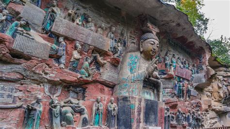 China`s Chongqing Dazu Rock Carvings, Stock Photo - Image of buddha ...