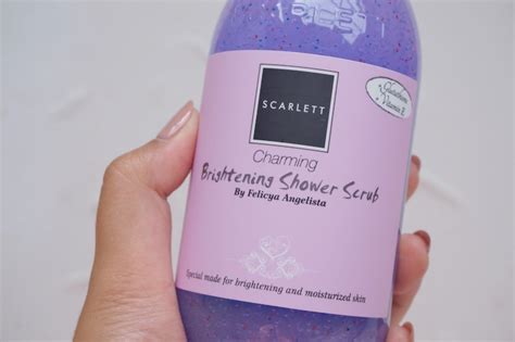 Review Scarlett Brightening Shower Scrub Wangi Parfum Mewah Bukareview